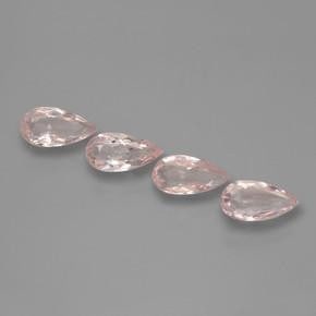 1ct Pear Cut Pink Morganite (1 of 2)