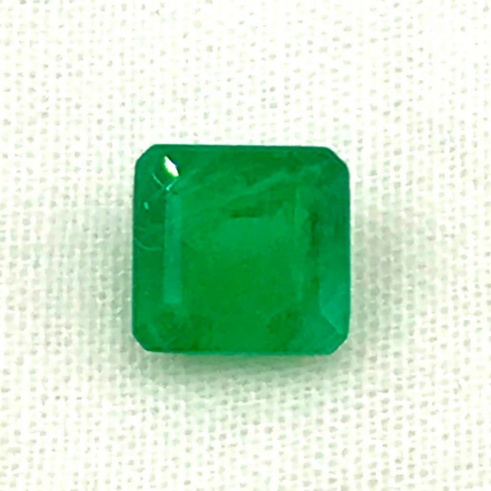 1.2ct Emerald Octagon Faceted Gemstone: Emerald Octagon Faceted Emerald Brazilian origin, Emerald cut, Size- 6.7x6.5 mm, Weight- 1.20 ct View Photos for further details.