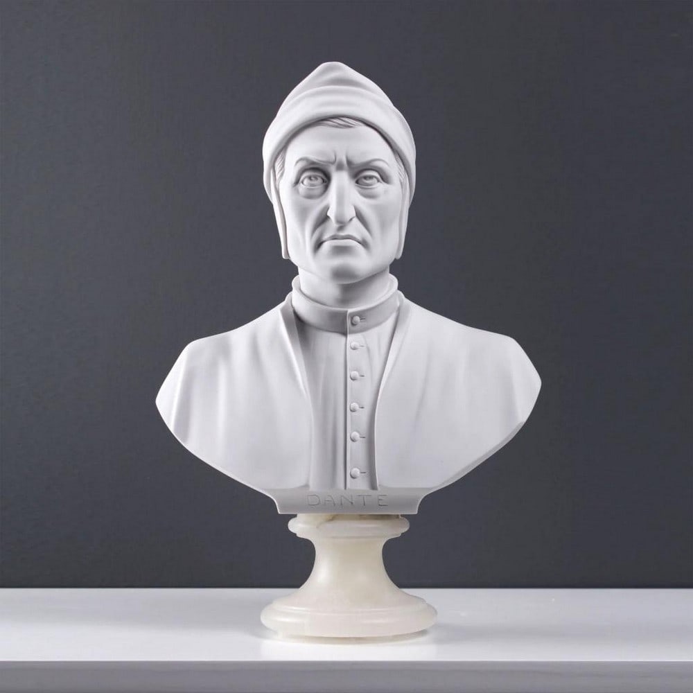 Dante's Pinnacle: The Divine Comedy Monument - (9.7lbs): Dantes Pinnacle: The Divine Comedy Monument - (9.7lbs) Experience the timeless brilliance of Dante Alighieri with " Dantes Pinnacle: The Divine Comedy Monument." This striking statue pays homage