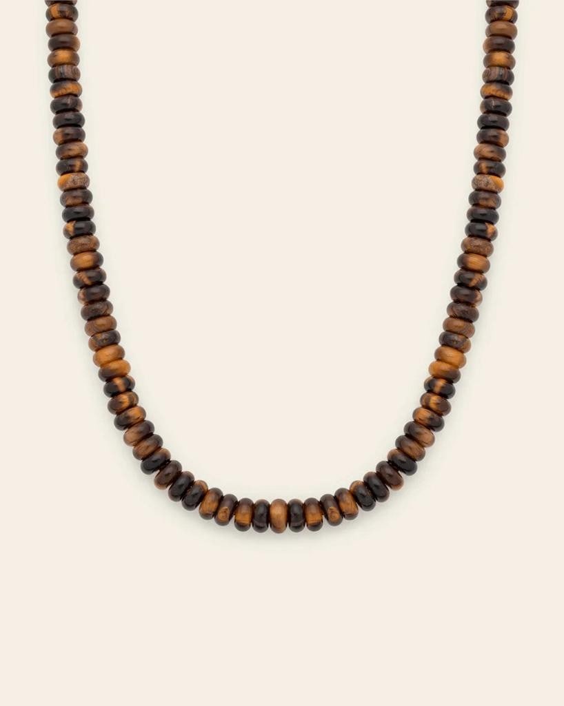 Tiger's Eye Gemstone Necklace (1 of 3)