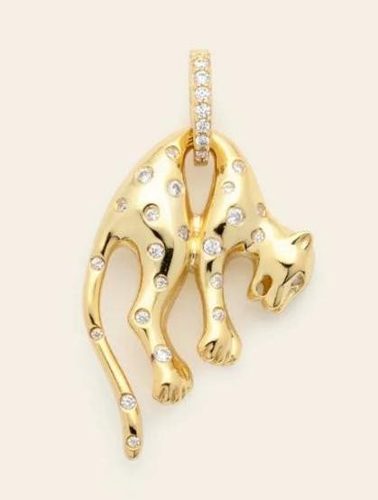 Wild Radiance Leopard Charm - Gold Vermeil: Wild Radiance Leopard Charm - Gold Vermeil Our exclusive annual Holiday Charm adds a playful, confident touch to your jewelry collection. The Wild Radiance Leopard features sparkling CZ accents and a