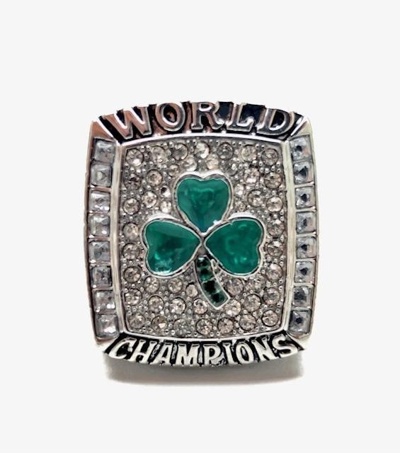 2008 Boston Celtics World Champions Inspired Ring: 2008 Boston Celtics World Championship Inspired Ring Celebrating Their 17th Win & Kevin Garnett. View Photos For More Details.