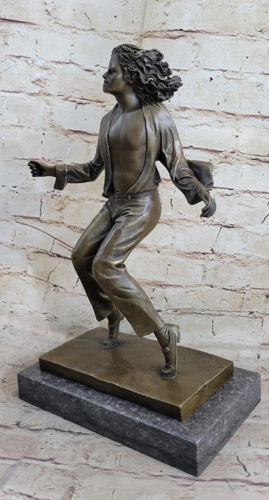 Michael Jackson on his Toes Bronze Statue: Michael Jackson on his Toes Bronze Statue Billy Jean. Bad. Or just a Smooth Criminal. No matter what you called him, he was still the greatest. Popular Dancer legacy spanned decades and generations. H