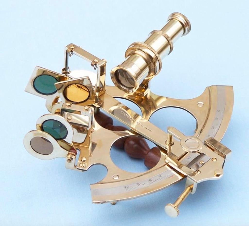 Captain's Brass Sextant - 3