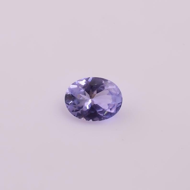 1.31ct V-AAA Oval Cut Ultra Fine Violet Tanzanite Polished Gem Stone GIA