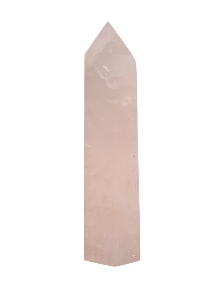 Pink Rose Quartz Hexagonal Healing Crystal: Pink Rose Quartz Hexagonal Healing Crystal Rose Quartz is a pink form of quartz. It is also known as Hyaline Quartz. It has a pale pink coloring and a translucent transparency and a vitreous luster. I