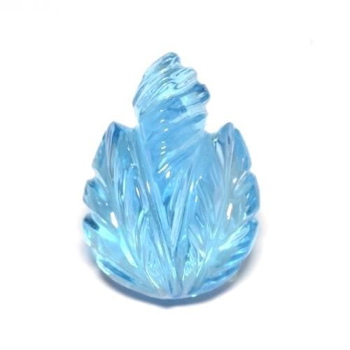 13.65 ct Azure Dream Blue Topaz Gemstone: 13.65 ct Azure Dream Blue Topaz Gemstone Experience the enchanting Azure Dream Blue Topaz Gemstone - a radiant drop of the clearest sky. Its mesmerizing blue hue soothes the soul, promoting clarity