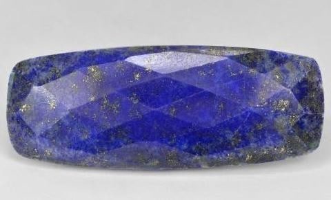 36.23 ct Cushion Rose Cut Royal Azure Lapis Lazuli Gemstone: 36.23 ct Cushion Rose Cut Royal Azure Lapis Lazuli Gemstone Indulge in the regal allure of the Cushion Rose Cut Royal Azure Lapis Lazuli Gemstone-a captivating masterpiece that echoes the elegance of