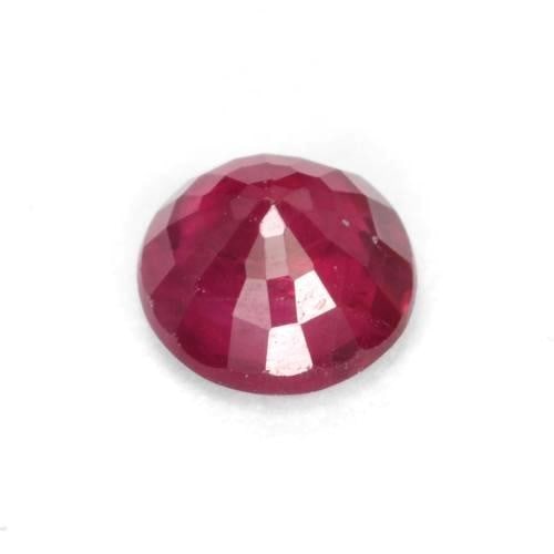0.35 ct Round Cut Crimson Fire Ruby Gemstone - 2