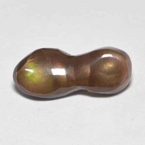 6.61ct Cabochon Multicolor Fire Agate: 6.61ct Cabochon Multicolor Fire Agate Fire Agate is a soothing and calming gemstone it heals inner anger, anxiety and helps in the strengthening of relationships. Agate instills security and safety. W