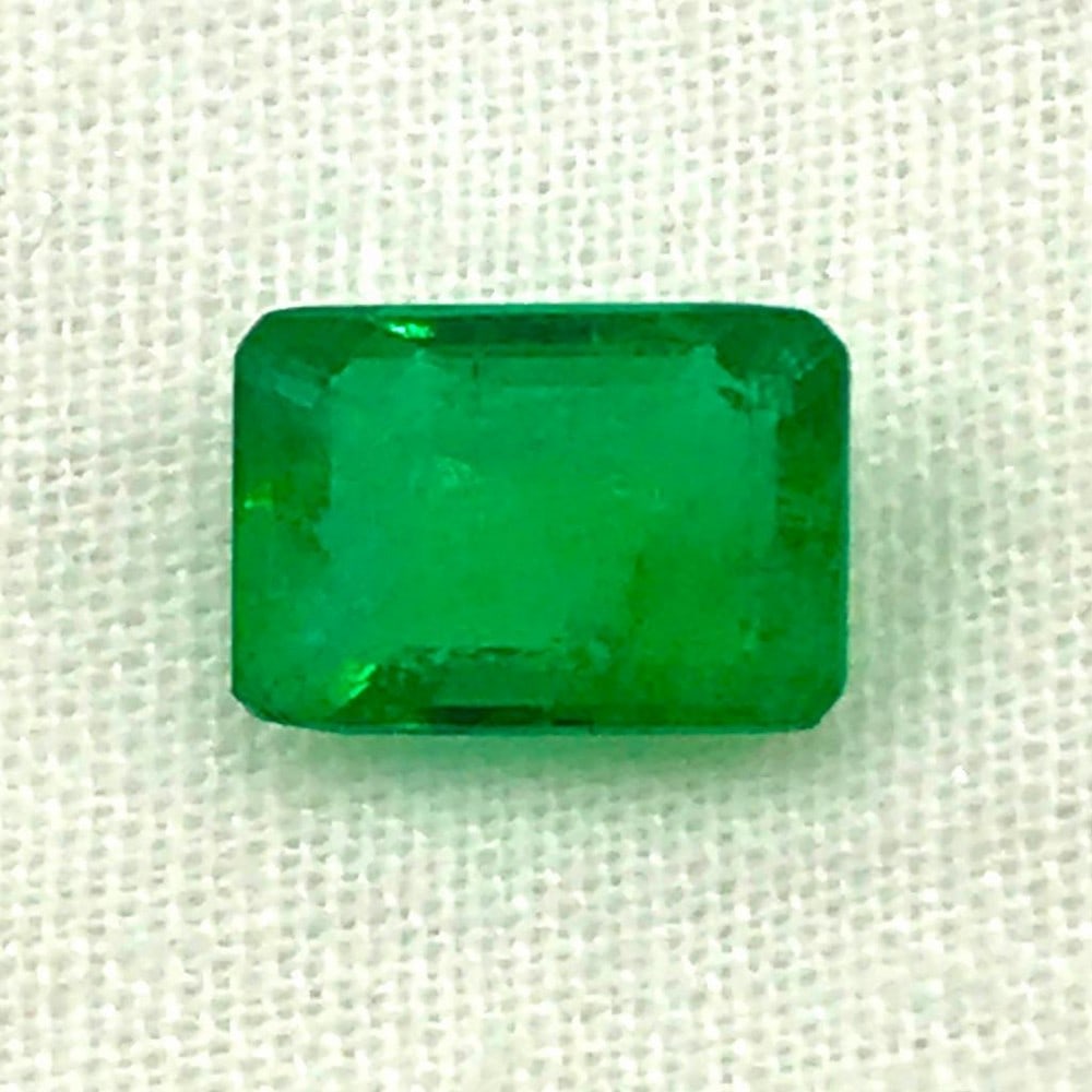 1.32ct Emerald Octagon Faceted Gemstone: Emerald Octagon Faceted Brazilian origin, Emerald cut, Size- 8.0x5.5 mm, Weight- 1.32 ct View photos for further details.