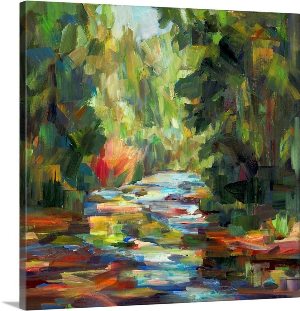 Shadow By The Stream Canvas Print by Brooke Borcherding (1 of 2)