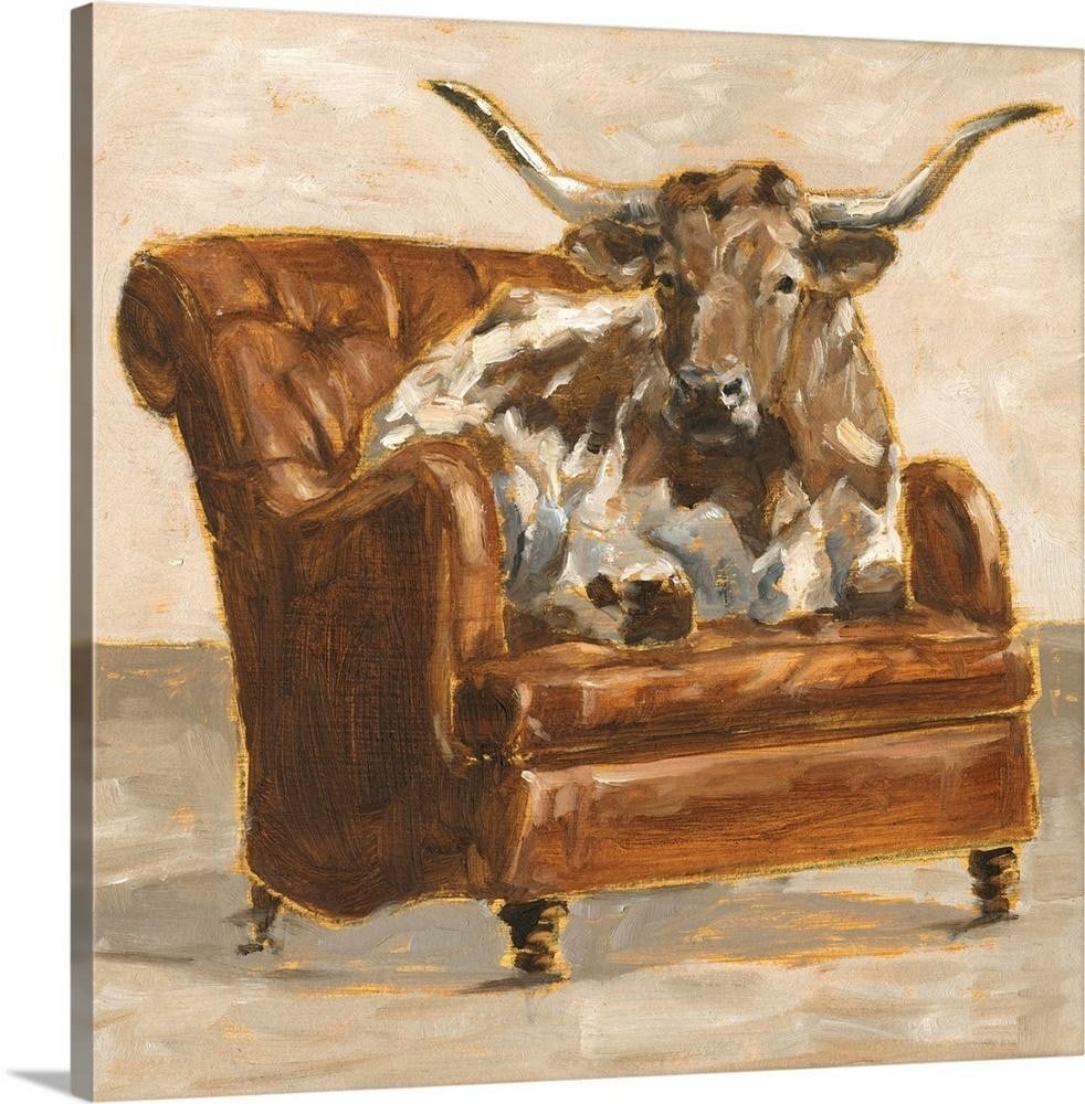 Refined Comfort Canvas Print by Ethan Harper: Refined Comfort Canvas Print by Ethan Harper Canvas print featuring ''Refined Comfort'' by Ethan Harper, an artist with a background in classical oil painting and medical illustration. His work