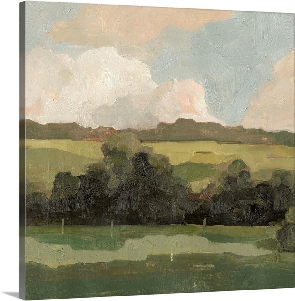 Ochre Evening Wall Art Canvas Reproduction: Ochre Evening Wall Art Canvas Reproduction Enhance your space with the evocative composition of Emma Scarvey's Ochre Evening, exquisitely reproduced on high-quality canvas. Known for her storytelling