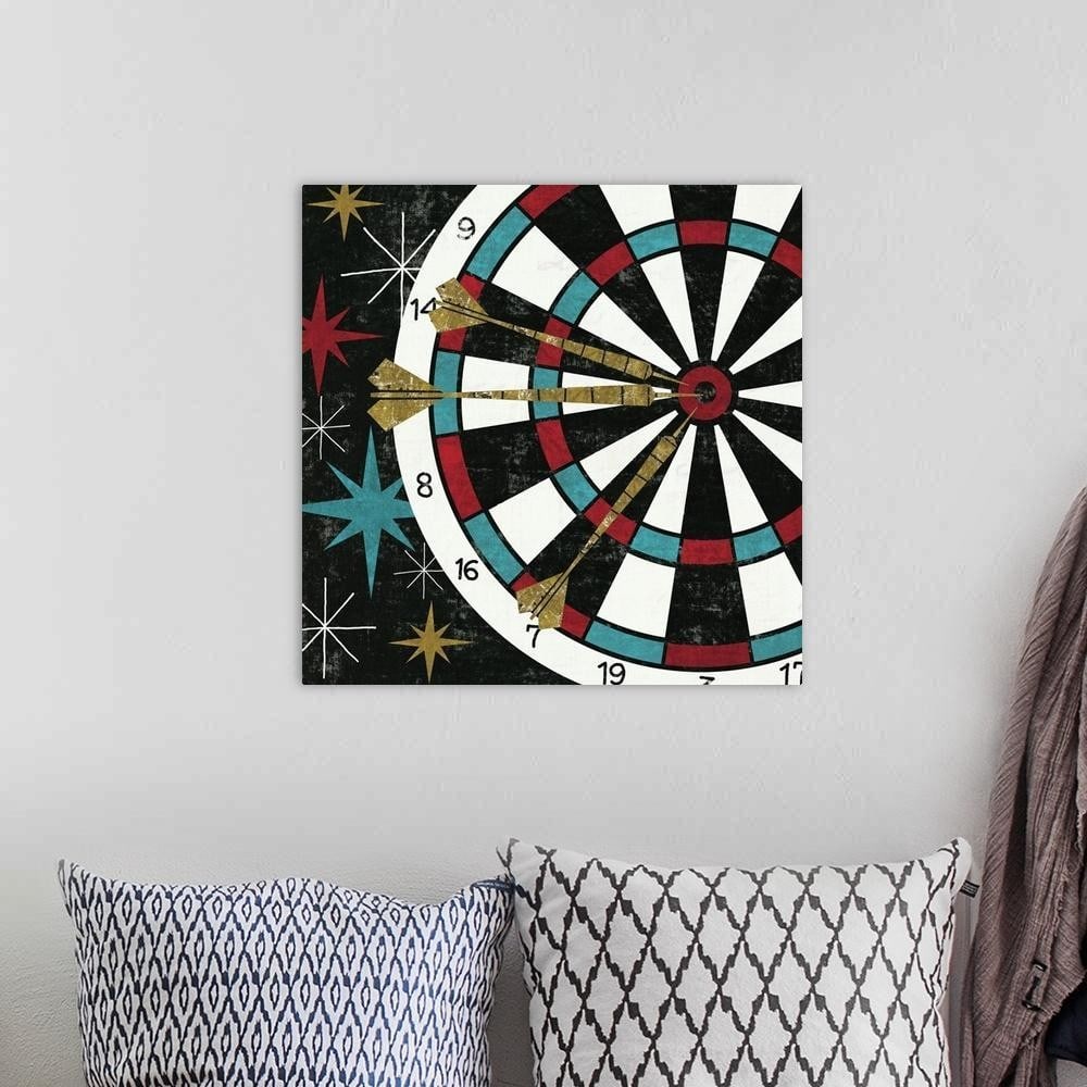 Vegas Darts Canvas Reproduction - 2