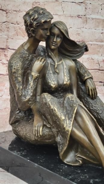 Together Always Bronze Sculpture - 4