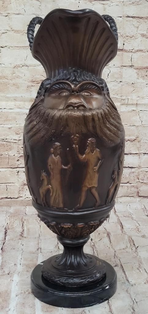 Falconet Roman Empire Vase Limited Edition Bronze Sculpture - 18'' x 10'' (1 of 8)