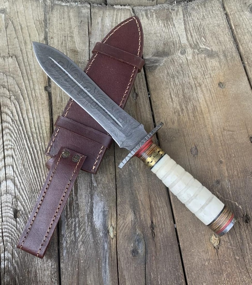 The Last Rites Damascus Dagger (1 of 9)