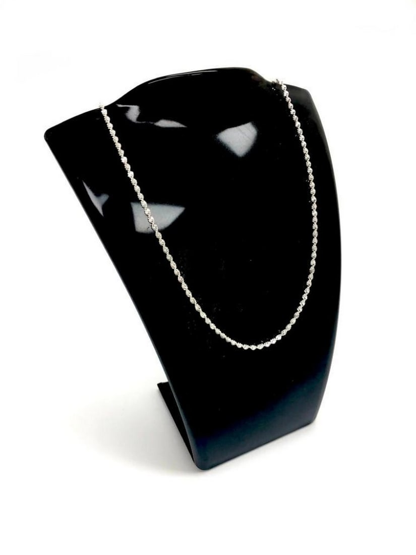 Ladies 925 20" Spiral Necklace: Ladies 925 20" Spiral Necklace. View Photos For More Details.