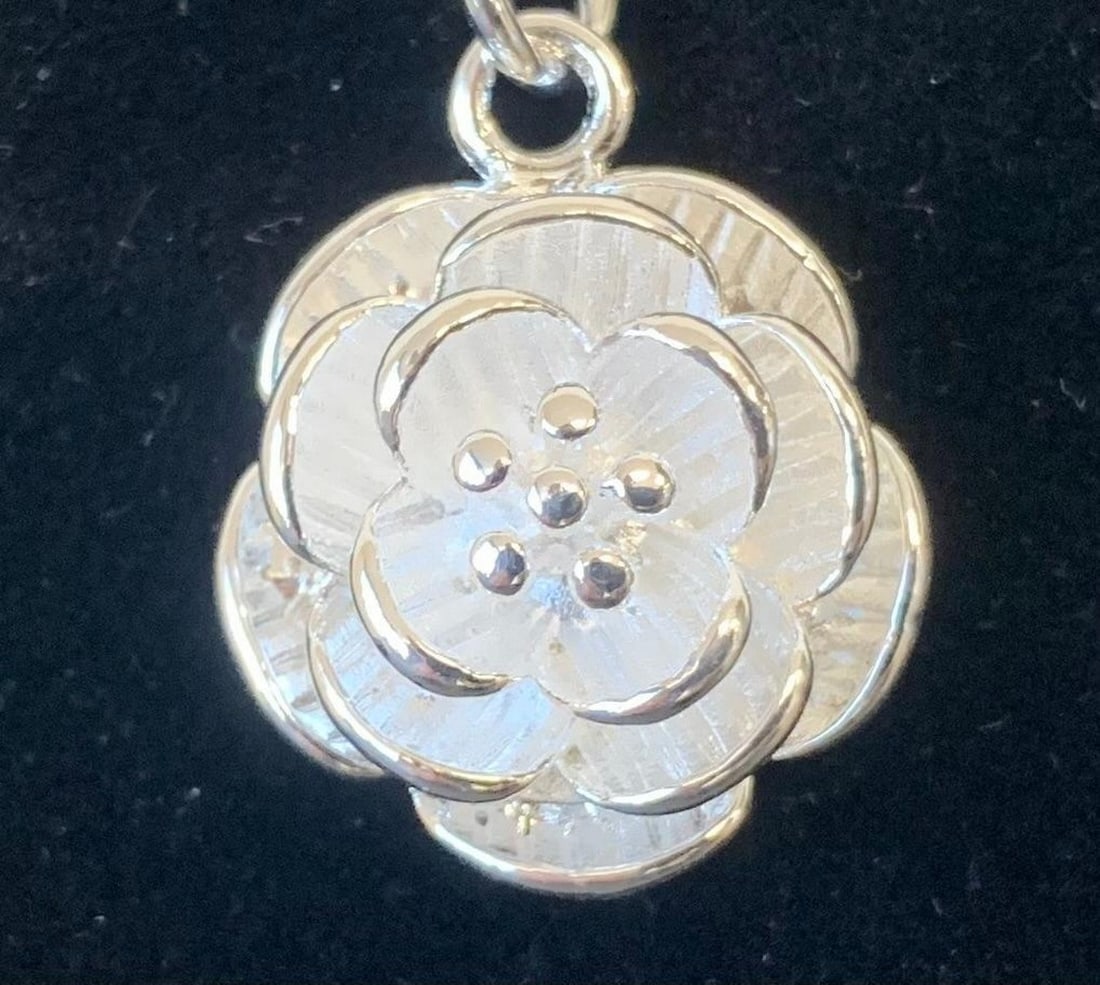 Silver Blossom Elegance Set - 4
