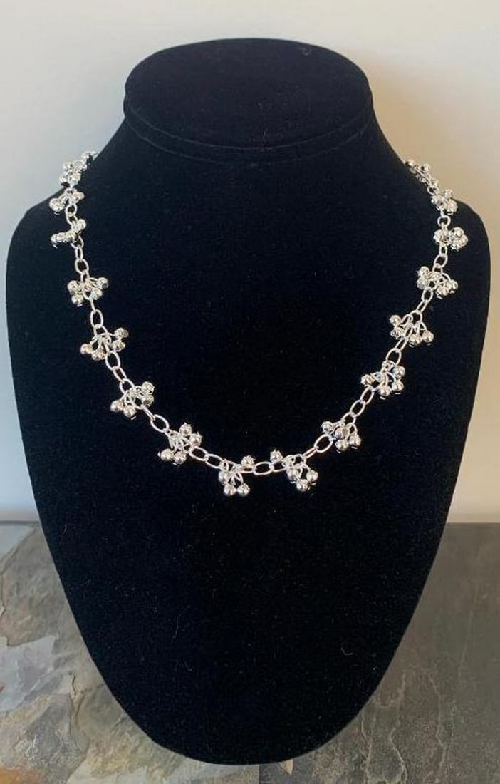 Timeless Shine 925 Sterling Silver Sphere Pendant Necklace: Timeless Shine 925 Sterling Silver Sphere Pendant Necklace Timeless and effortlessly elegant, this 925 sterling silver ball necklace is a staple piece for any jewelry collection. Featuring a sleek, po