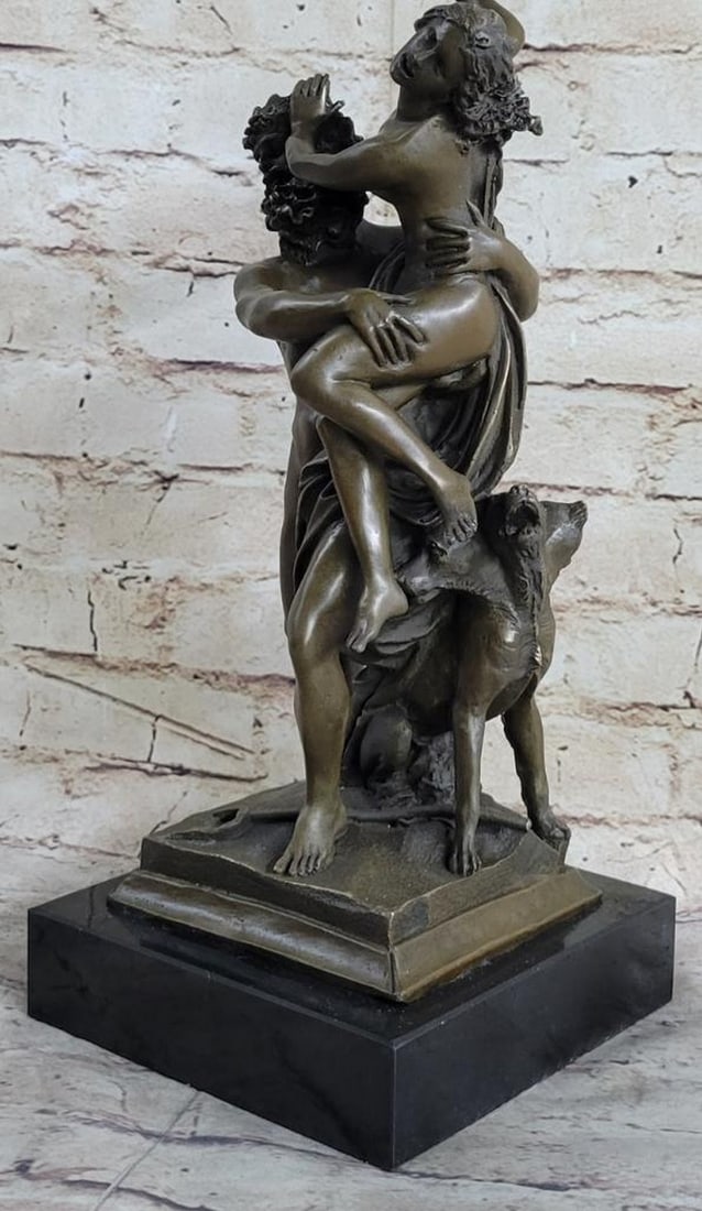 Hades Kidnapping Persephone Bronze Sculpture: Hades Kidnapping Persephone Bronze Sculpture. According to Greek mythology, Persephone was the daughter of Zeus and Demeter. Persephone was gathering flowers when she was abducted by Hades, who took h