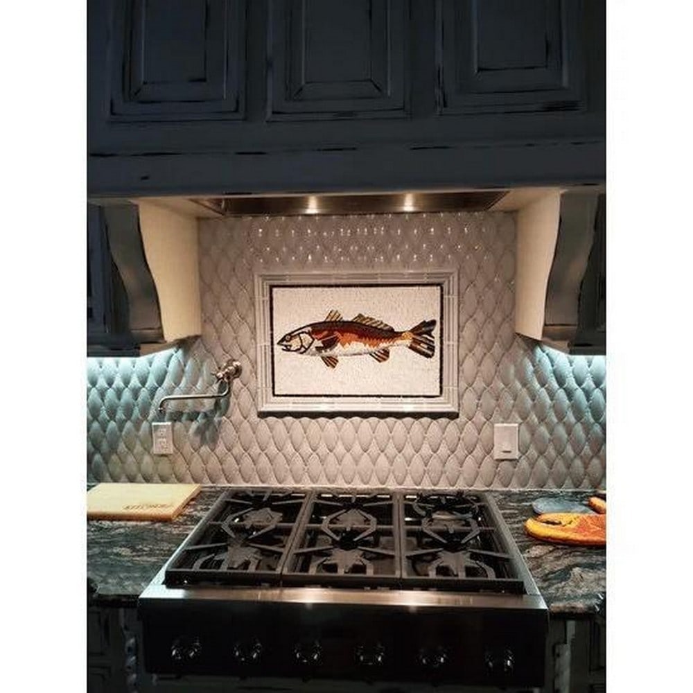 Rosso Jumping Mullet Mosaic - 2