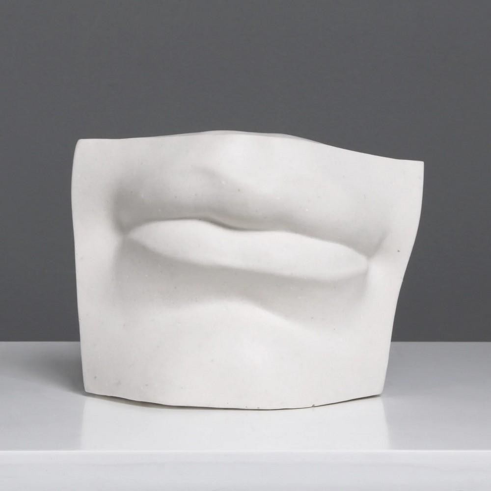 Michelangelo's David Mouth Statue - (3.5lbs): Michelangelo's David Mouth Statue - (3.5lbs) Inspired by Michelangelo's Renaissance masterpiece, this statue captures the striking detail of David's mouth, reflecting the powerful expression of the Bi