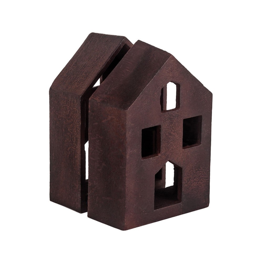 "Rustic" House Collection Bookends: "Rustic" House Collection Bookends Embrace rustic charm with the "Rustic" House Collection Bookends - a delightful pair inspired by quaint, time-honored abodes. Crafted in a dark,