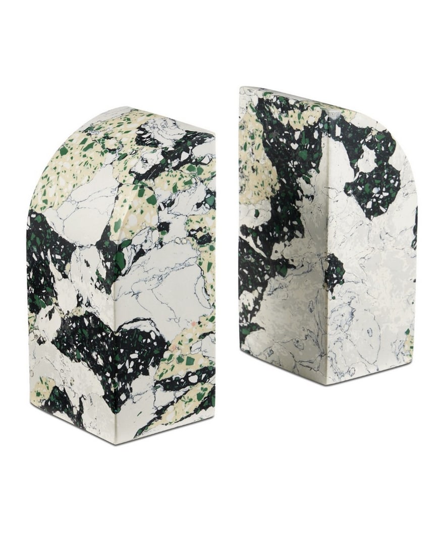 "White & Black" Fossey Collection Bookends: "White & Black" Fossey Collection Bookends Elevate your bookshelf with the "White & Black" Fossey Collection Bookends, a visually striking duo that marries classic elegance with