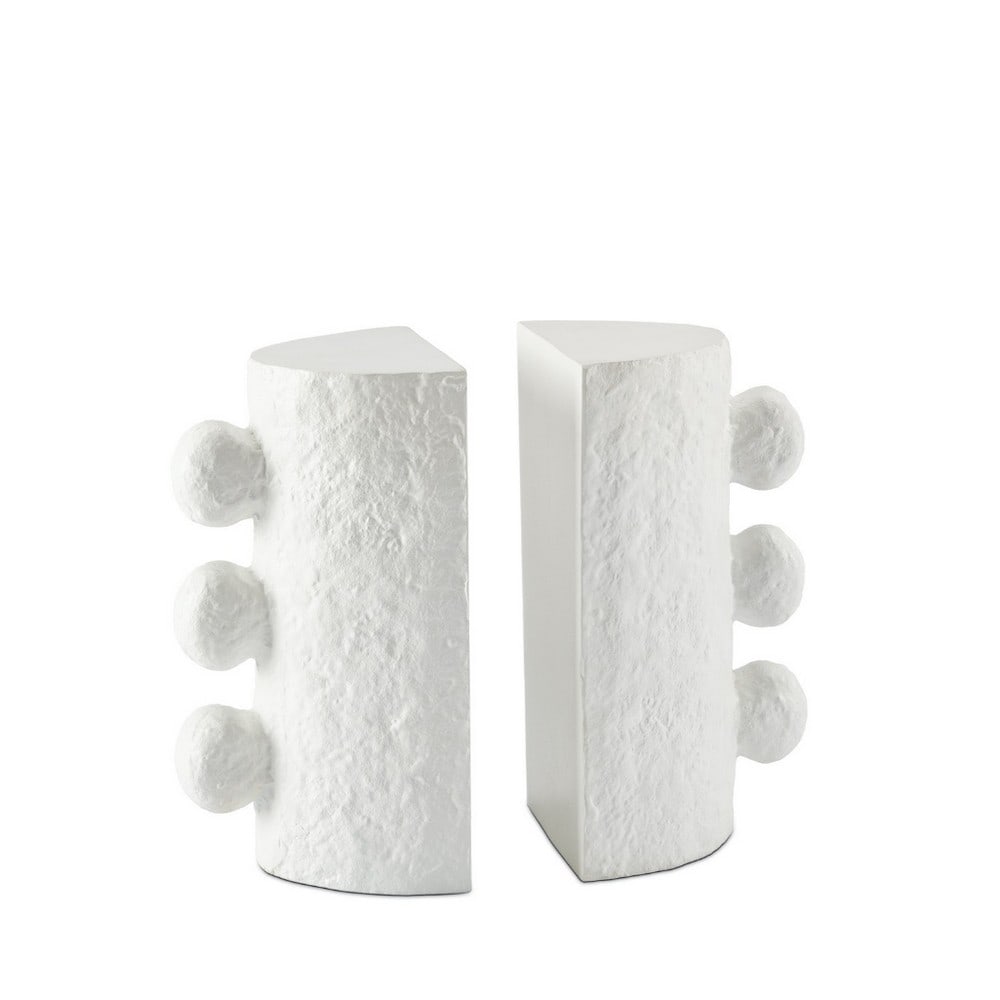 "White" Sanya Collection Bookends (1 of 1)