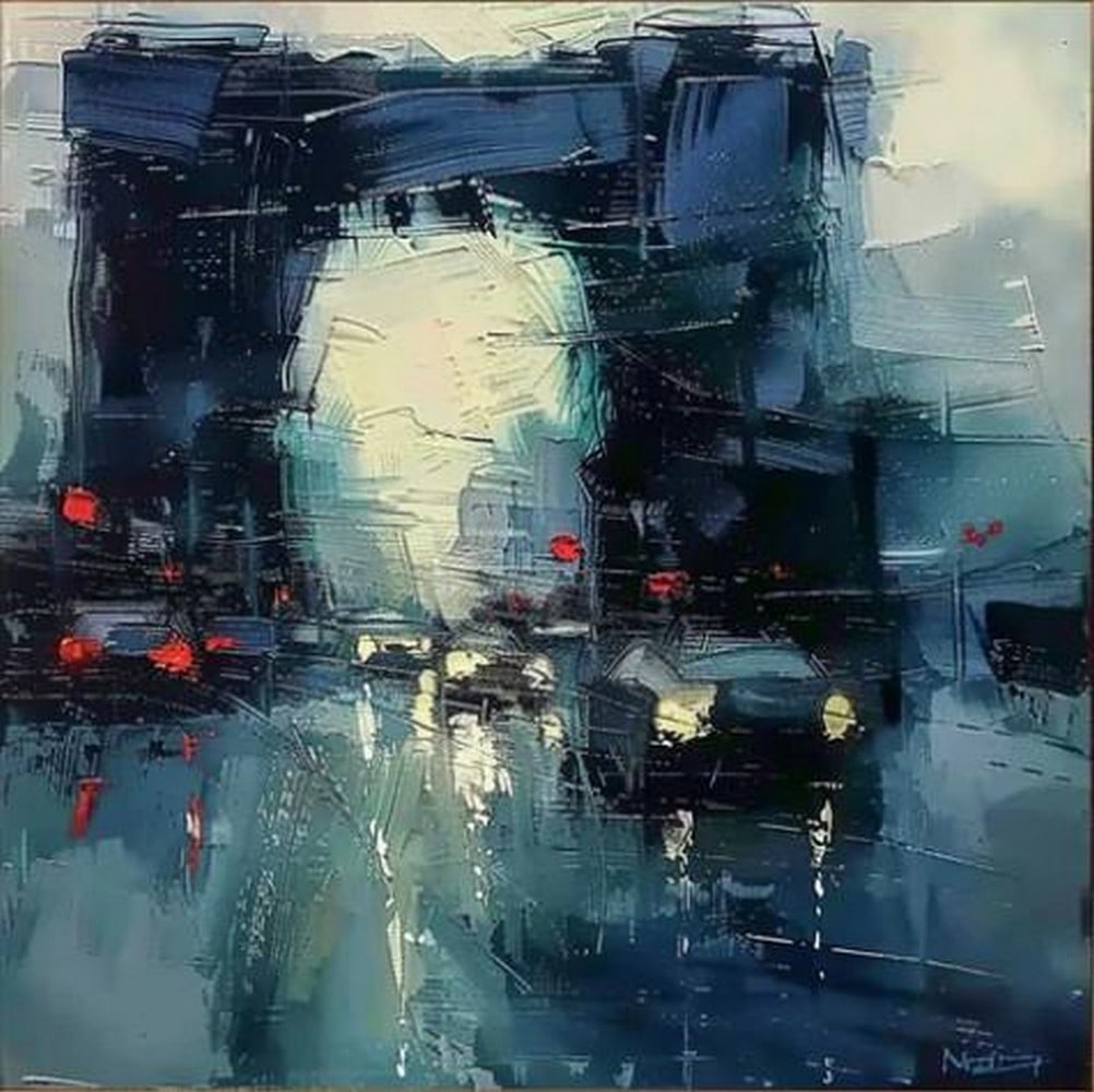 Arc in Light: Arc in Light Arc in Light presents the iconic Arc de Triomphe through a contemporary lens, blending classic architecture with modern brushwork and a fresh palette. Painted in expressive oil strokes, t