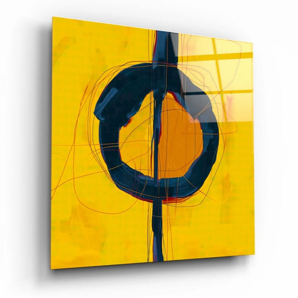 Abstract Tempered Glass Wall Art (1 of 2)