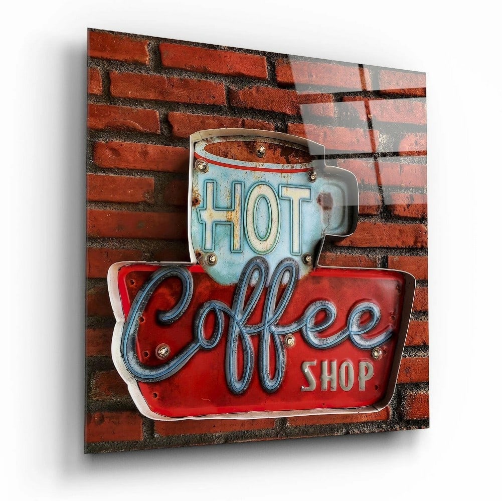 Hot Coffee Tempered Glass Wall Art (1 of 2)