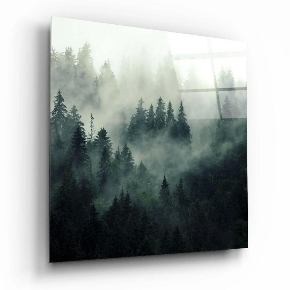 Misty Forest Tempered Glass Wall Art (1 of 2)