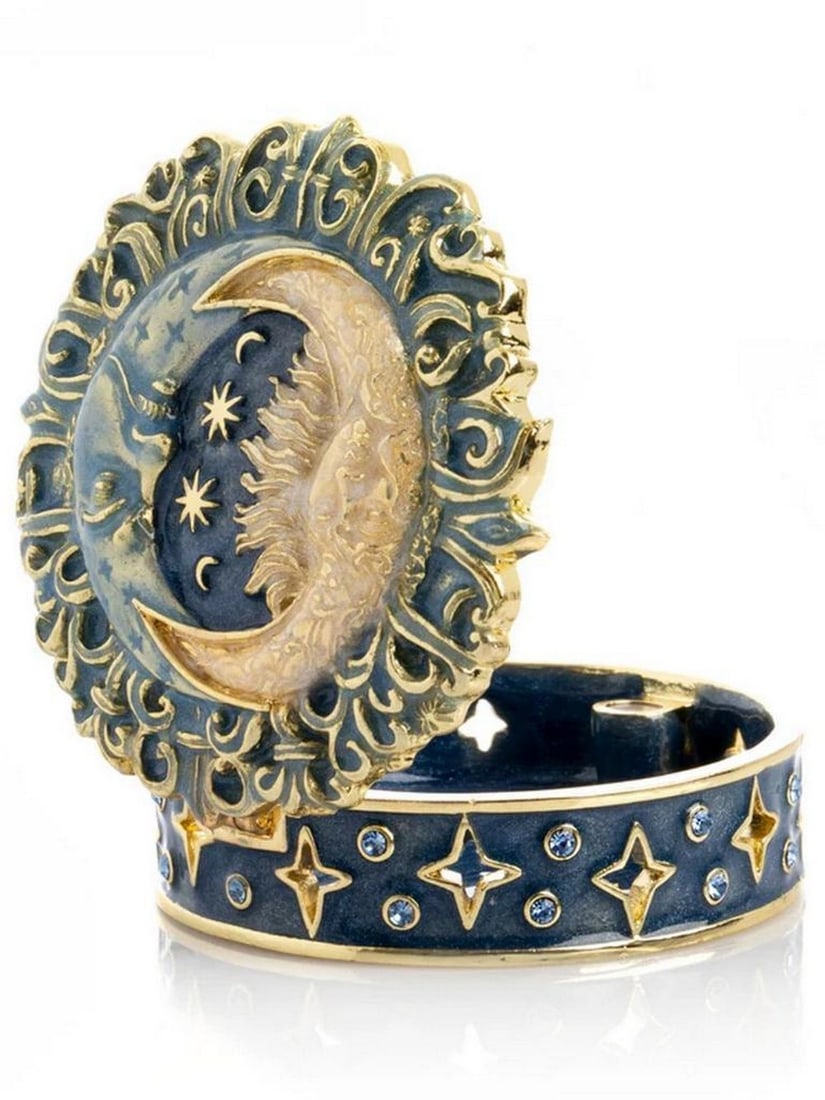 Celestial Sun and Moon Trinket Box - 2