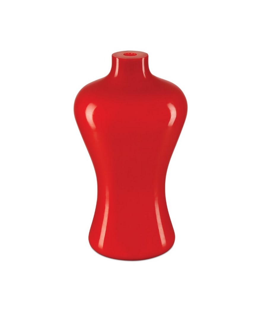 Coral Orange Vase, Bittersweet Collection: Coral Orange Vase, Bittersweet Collection The Bittersweet Peking Maiping Vase is crafted from exceptional layered glass using an intricate process of blowing, carving, and multiple rounds of dipping. 