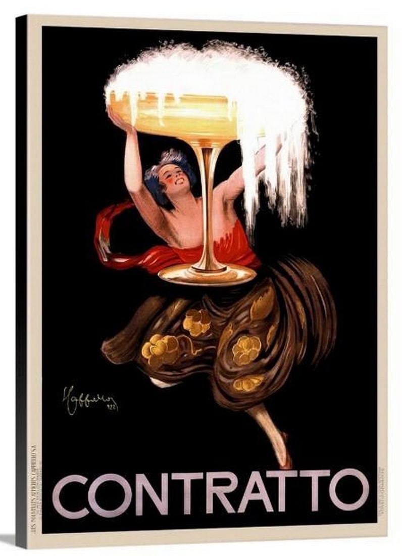 Contratto Stretched Canvas Print: Contratto Stretched Canvas Print Add a touch of contemporary sophistication to your space with this striking stretched canvas print of Contratto. Featuring bold lines, dynamic shapes, and a vibrant in