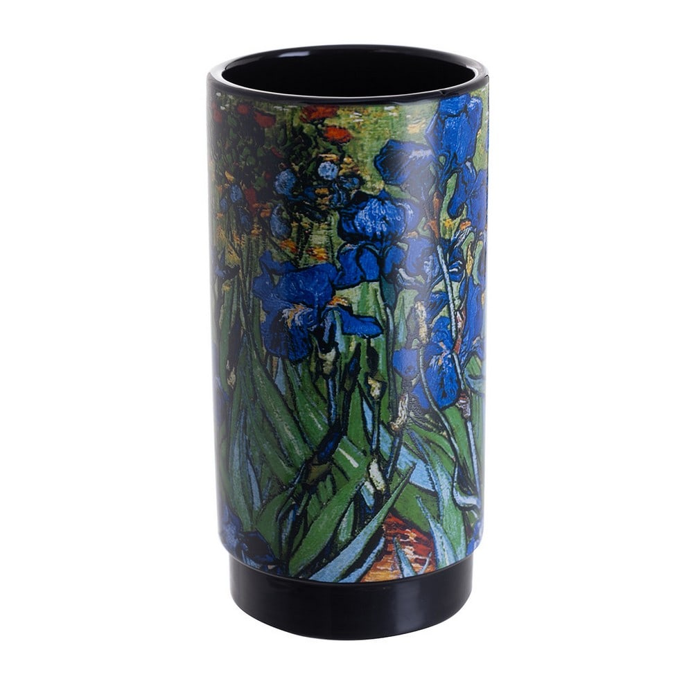 Van Gogh-Inspired Irises Ceramic Pot (1 of 1)