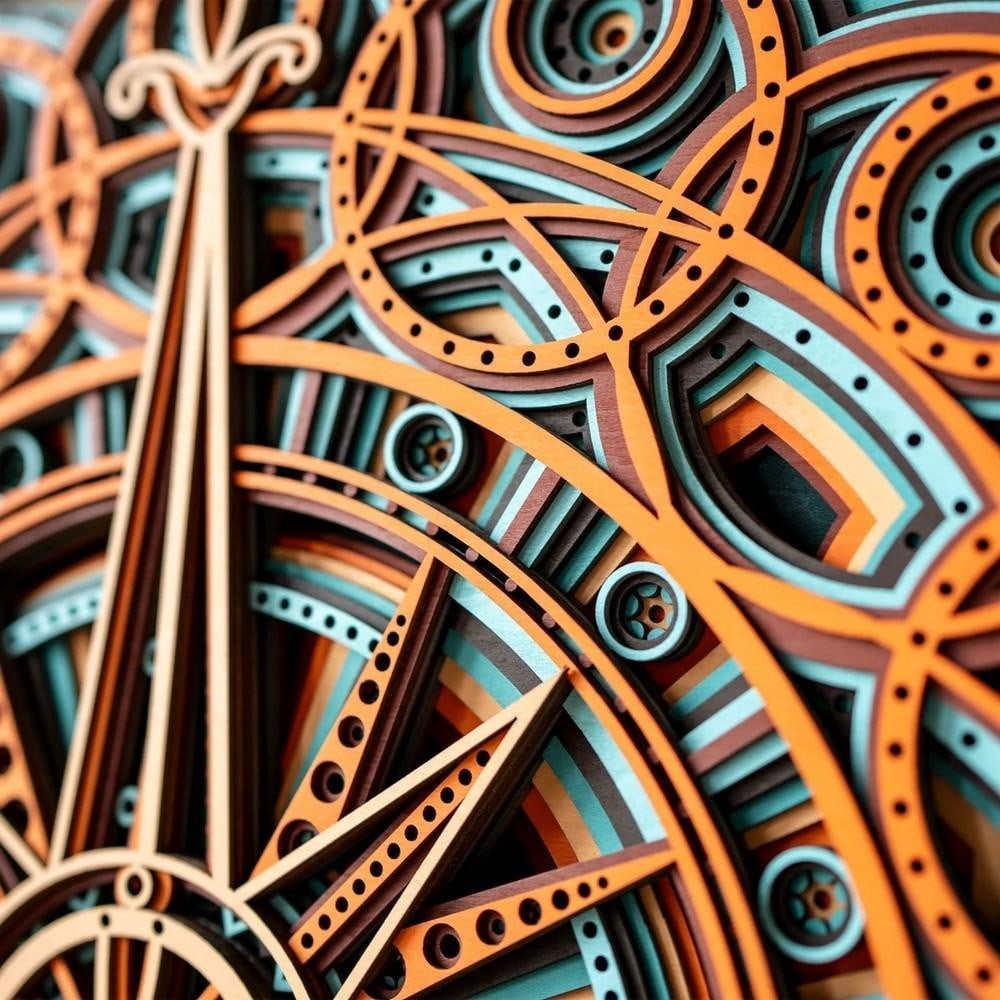 Daybreak Light 3D Mandala Wall Art - 5