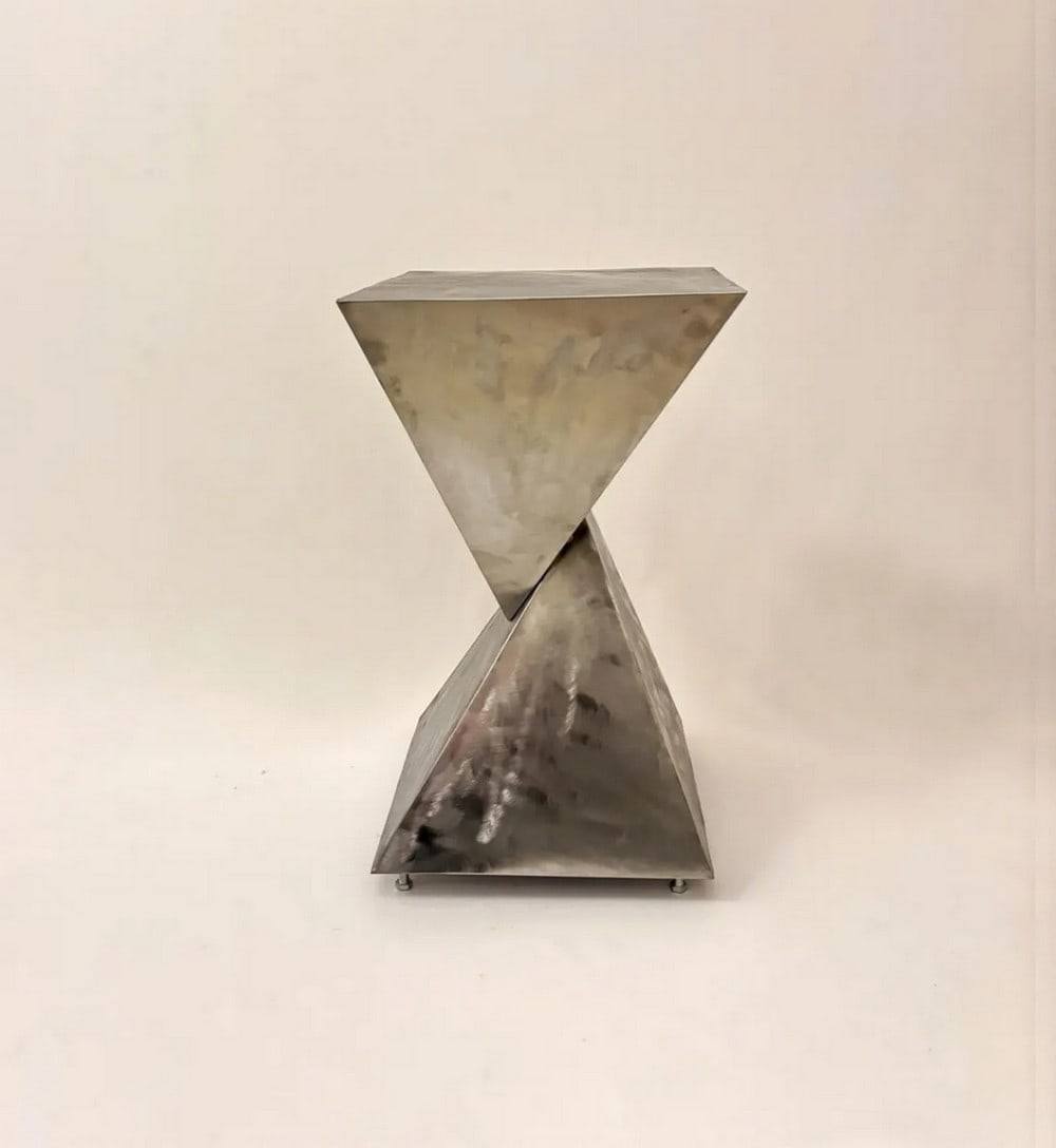 Modern Balance - Geometric Metal Pedestal Display Stand (1 of 1)
