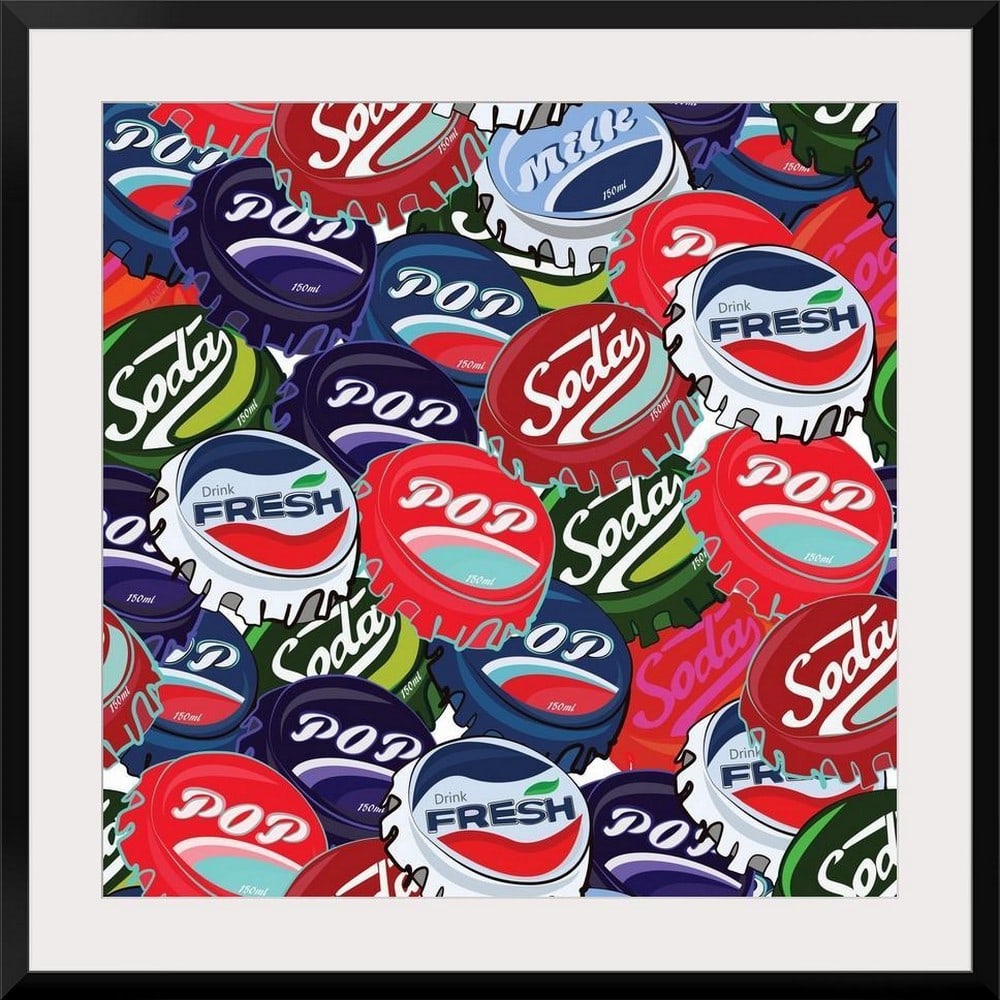 Soda Pop Framed Print Wall Art: Soda Pop Framed Print Wall Art captures the playful and nostalgic essence of pop culture, with vibrant colors and bold design. This framed print adds a touch of fun and modernity to any room, making