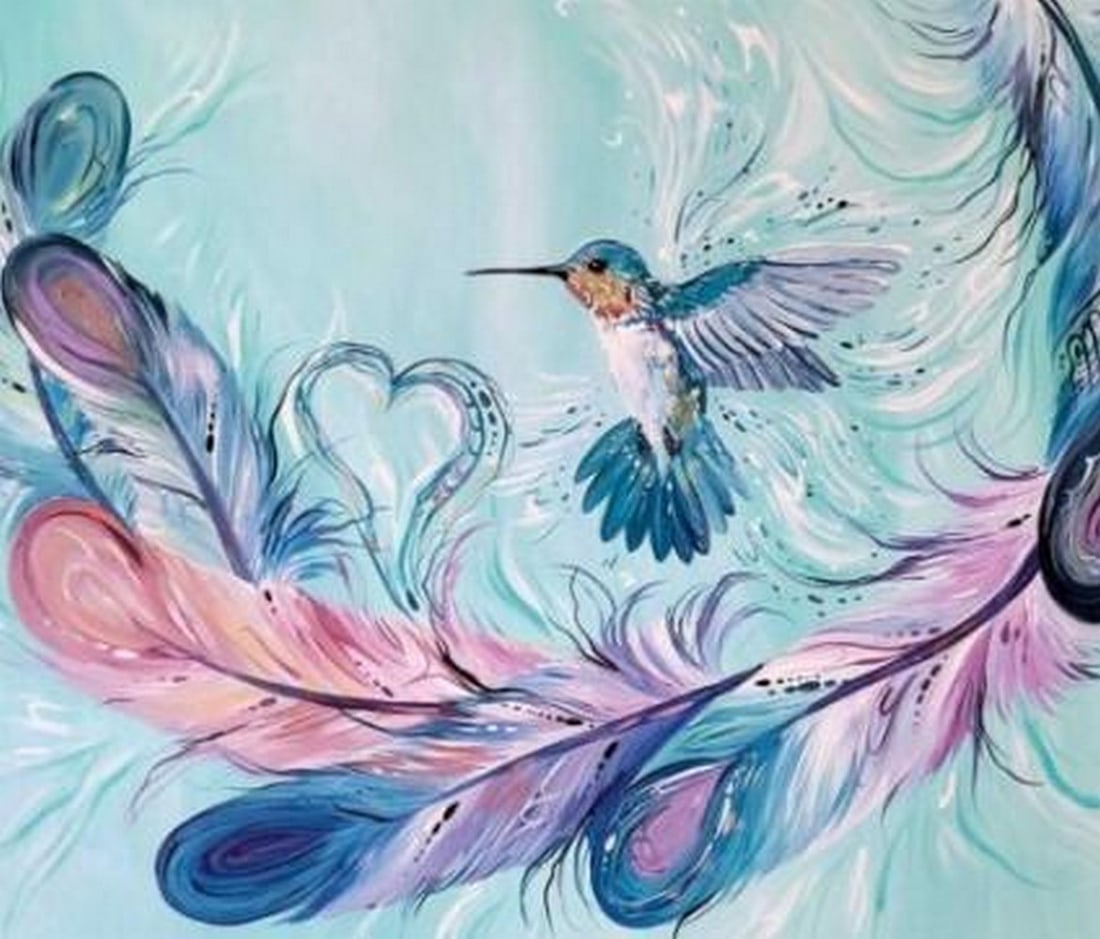 Featherlight Harmony Matted Print - 2