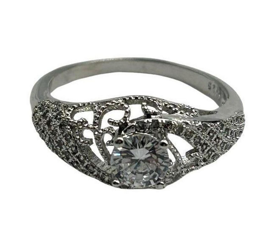 Size 10 CZ Plated Special Occasion Women's Ring: Size 10 CZ Plated Special Occasion Women's Ring Designed specifically for special occasions, this ring combines exquisite craftsmanship with high-quality materials to create a stunning accessory that