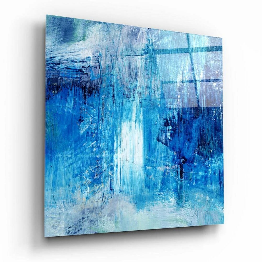 Abstract Tempered Glass Wall Art (1 of 2)