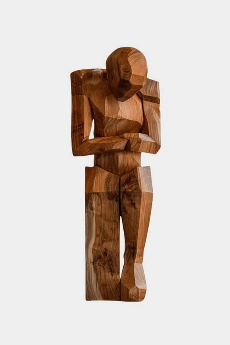 Silent Reflection - Wooden Contemplative Figure0 (1 of 4)