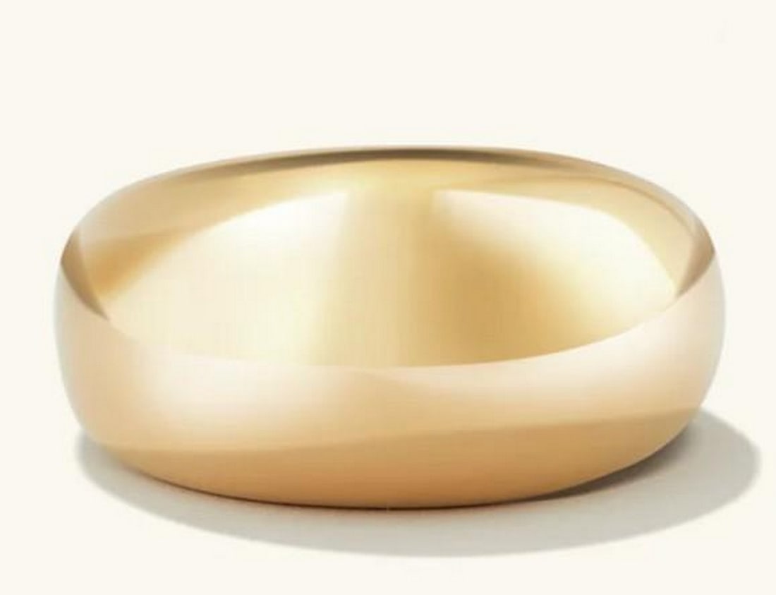 Classic Dome Ring: Classic Dome Ring Smooth and bold, this classic dome ring features a gently curved, high-polish surface that catches the light from every angle. Its timeless silhouette offers a comfortable fit and ve