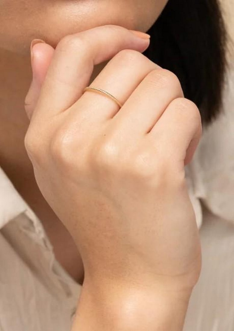 Gold Helix Ring - 2