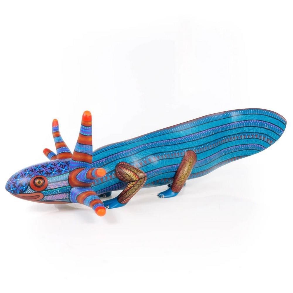 Axolotl - Oaxacan Alebrije Wood Carving (1 of 5)