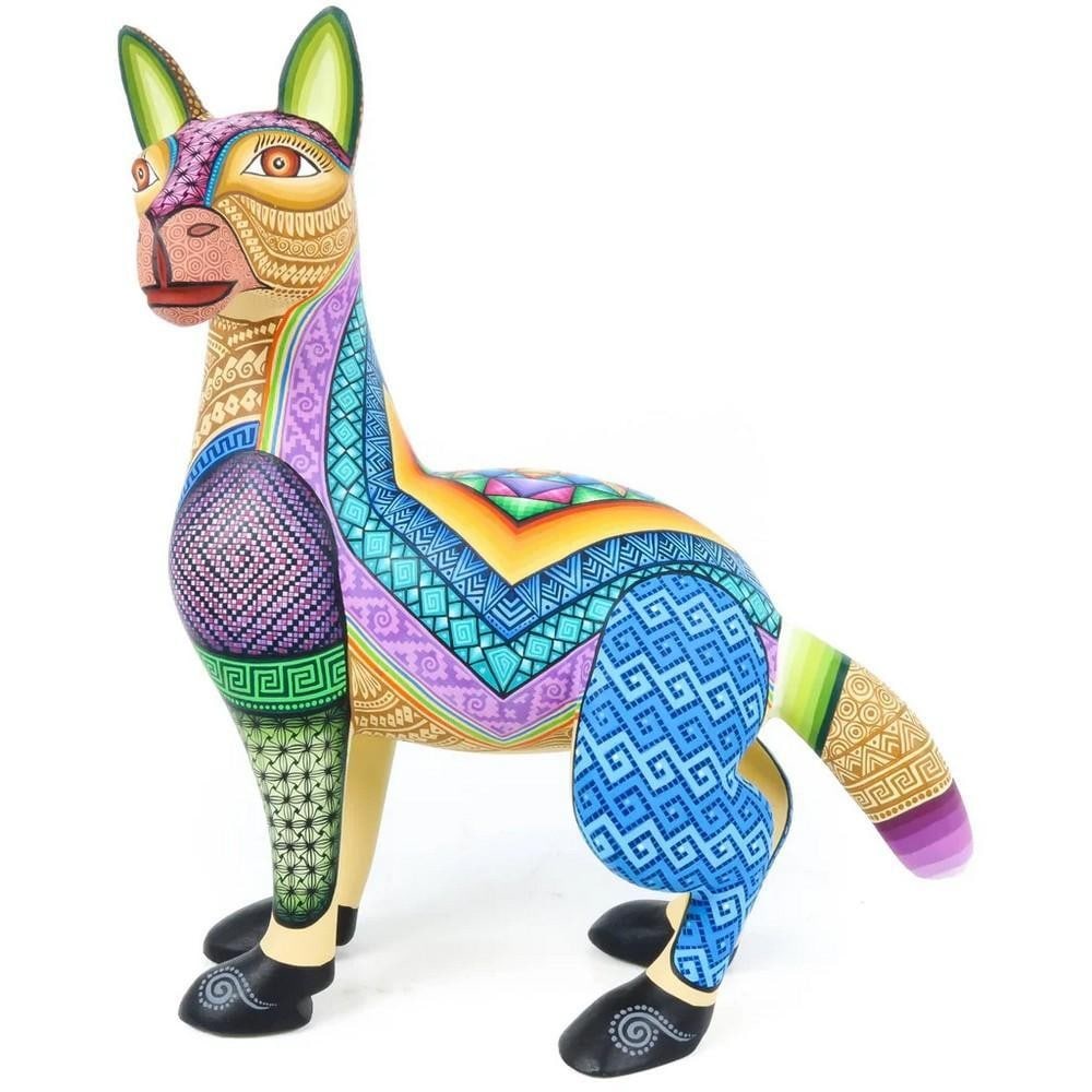 Elegant Llama - Oaxacan Alebrije Wood Carving by Fuentes & Calvo (1 of 4)